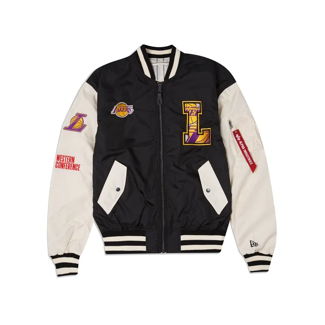 Alpha Industries X Los Angeles Lakers MA-1 Bomber Jacket