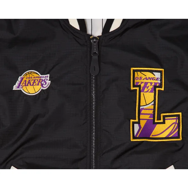 Alpha Industries X Los Angeles Lakers MA-1 Bomber Jacket