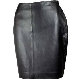 BOL Women's Dawn Short Leather Pencil Skirt