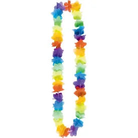 Boxed Rainbow Flower Leis 25pk