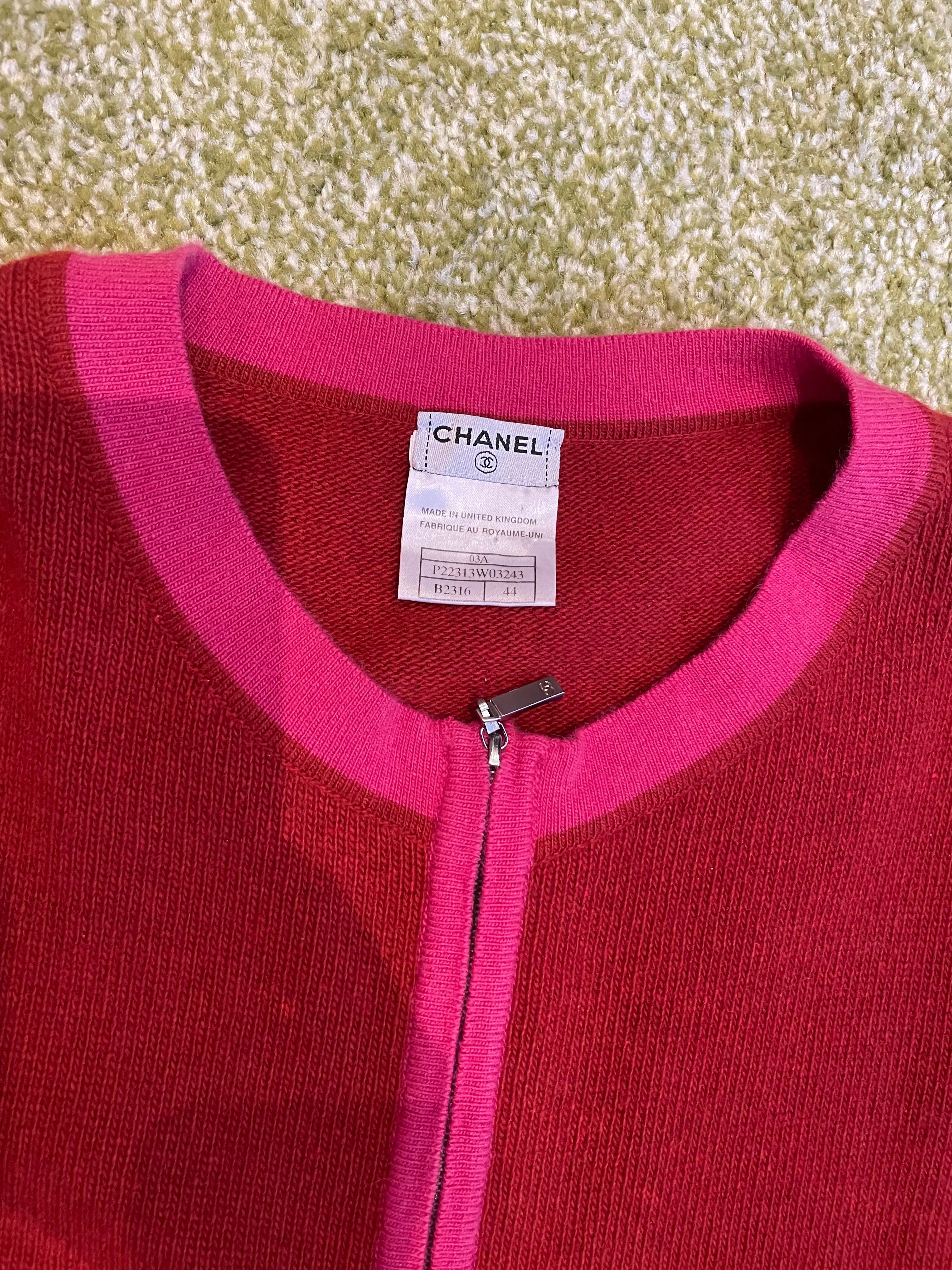 Chanel Cashmere Sweater Set (Size 8)