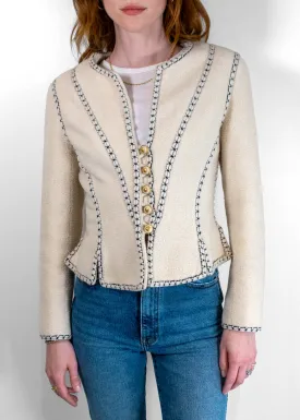 Chanel Iconic F/W 1993 Bouclé Corset Jacket