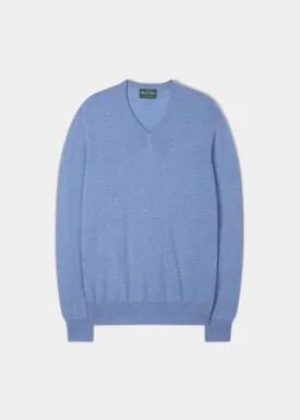 Haddington Cashmere Jumper in Ocean - Regular Fit