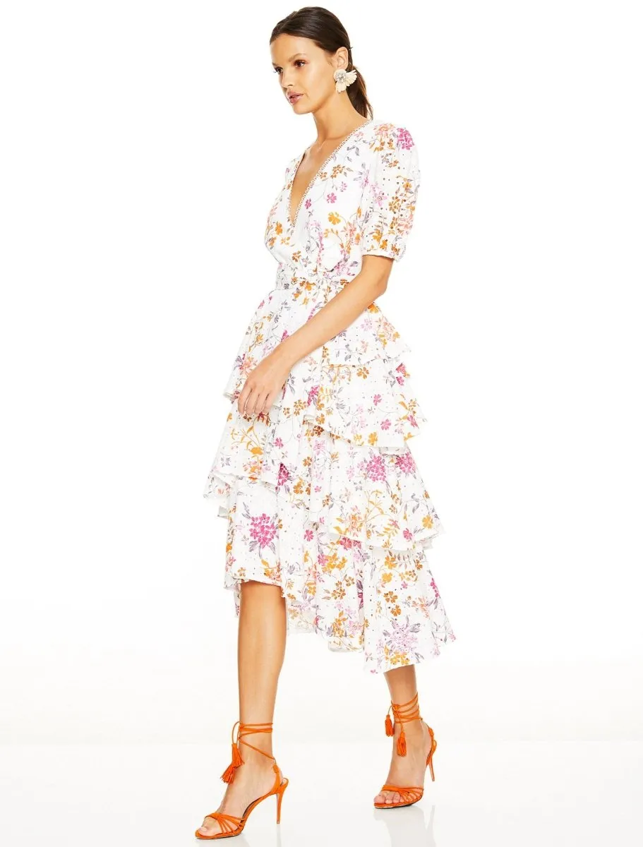 JASMINE VINES MIDI DRESS