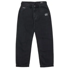 KROOKED EYES DENIM TWILL PANT BLACK