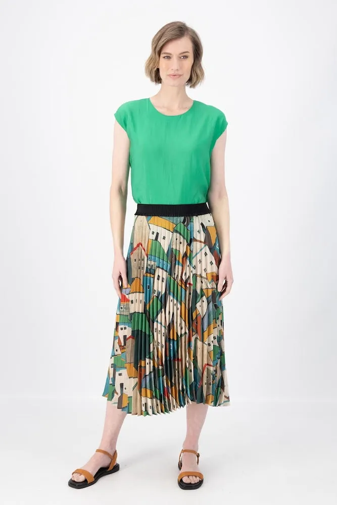 Olga de Polga Pueblito Pleated Skirt