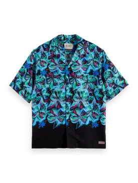 Relaxed-Fit Printed Tencel Shirt (Blue) - SS178740WI24410