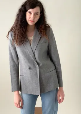 Vintage 1970s Jean Patou Wool Blazer Jacket