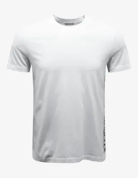 White Embroidered Logo T-Shirt